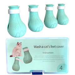 Silicone Cat Paw Protector Boots