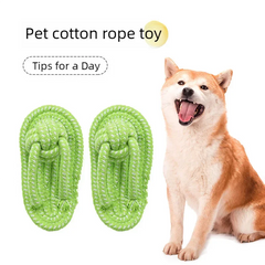 Rugged Chew Rope Slipper Dog Toy