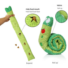 Foldable Snail Puzzle Dog Toy