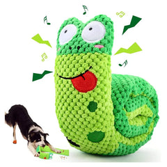 Foldable Snail Puzzle Dog Toy