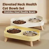 Dopamine Colorful Elevated Pet Feeder