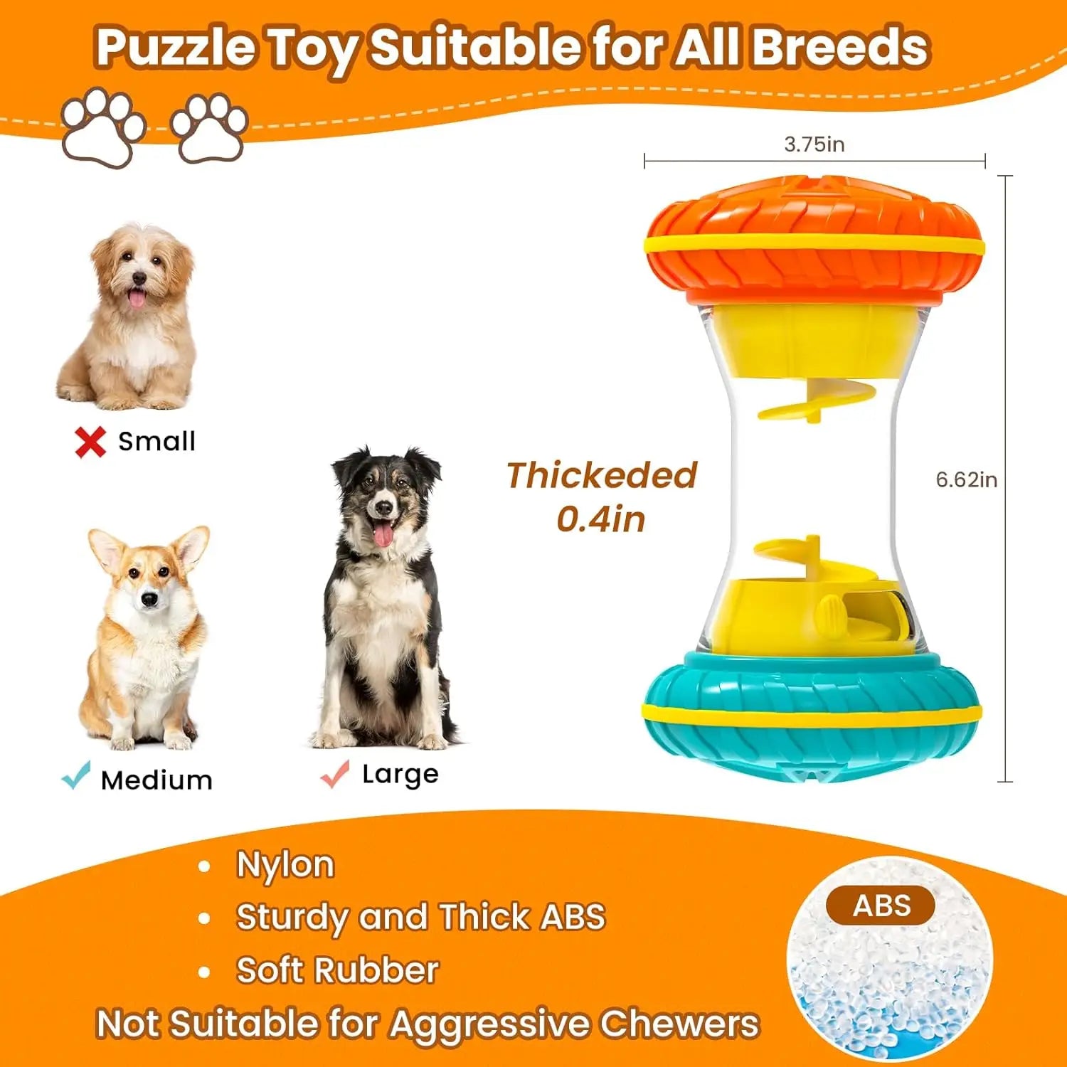 BusyBuddy Interactive Dog Puzzle Toy