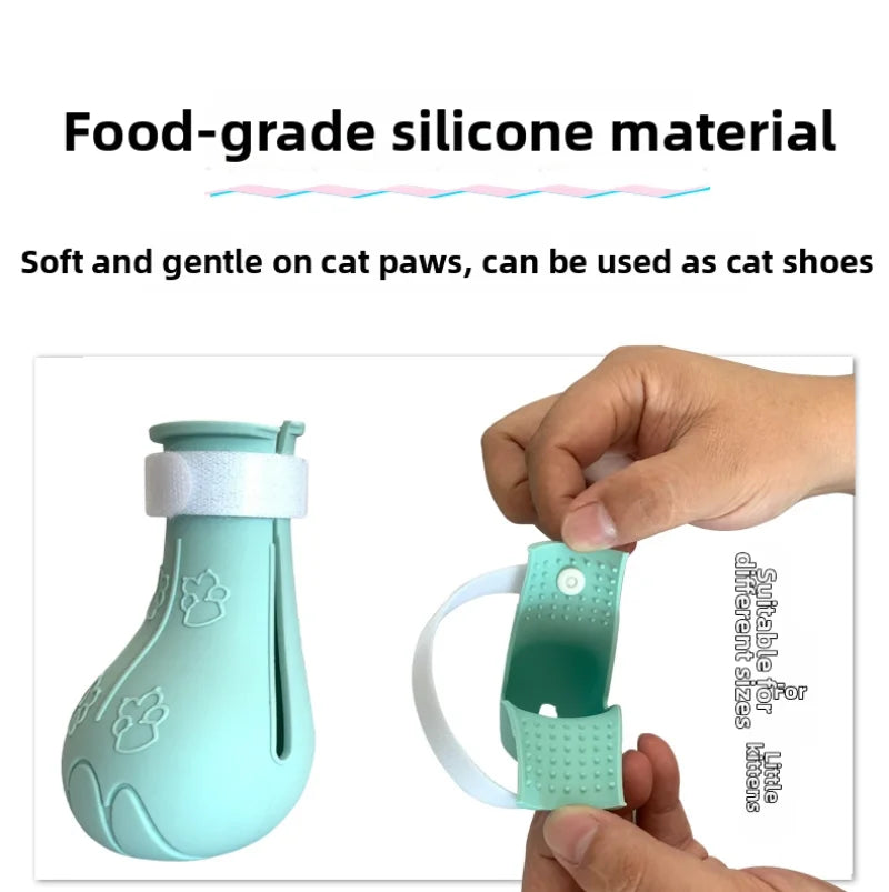 Silicone Cat Paw Protector Boots