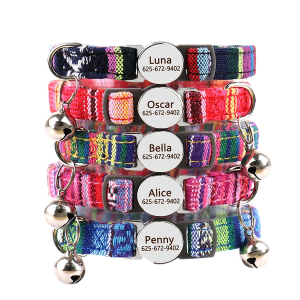 CatBuddy Custom Engraved Pet Collar
