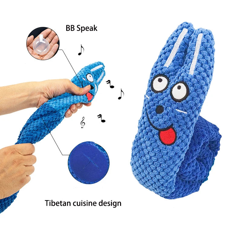 Foldable Snail Puzzle Dog Toy