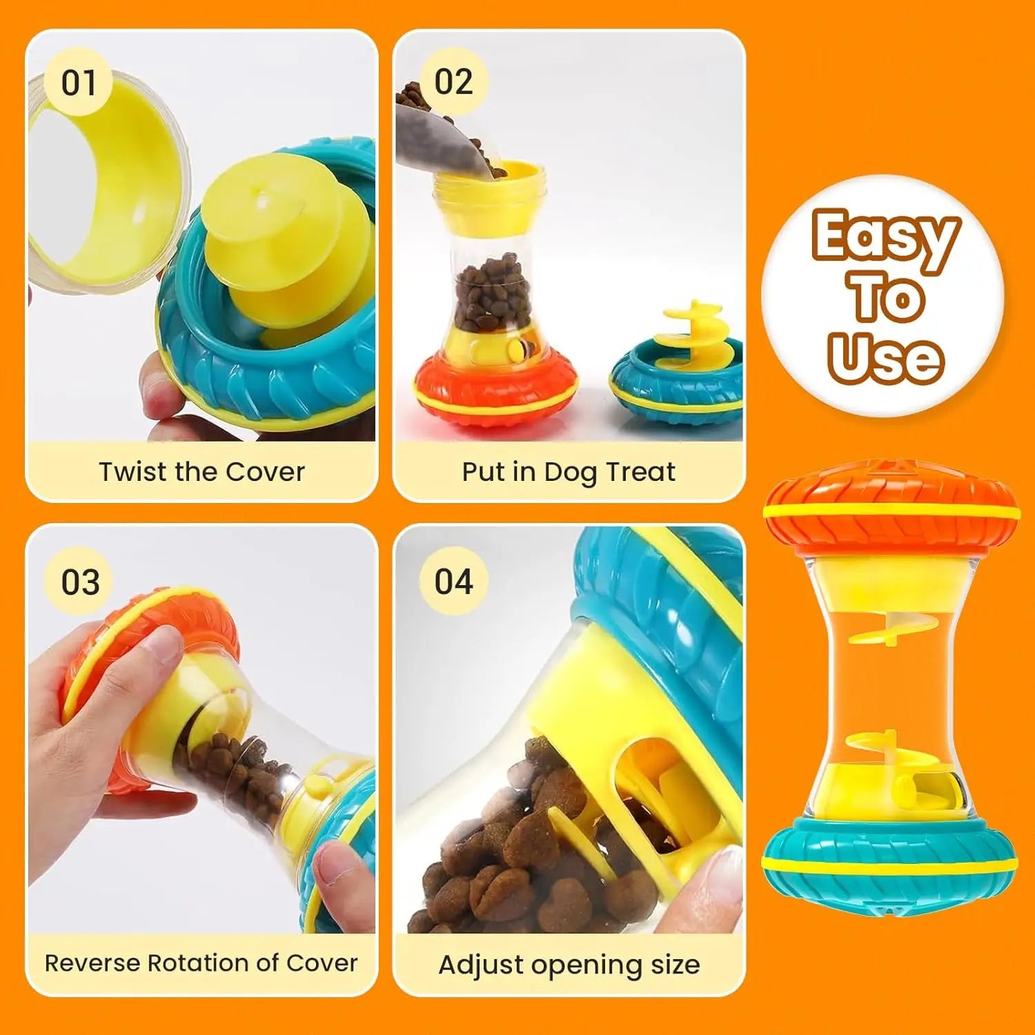 BusyBuddy Interactive Dog Puzzle Toy