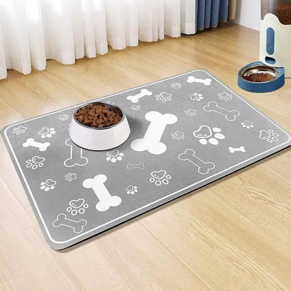 QuickDry Absorbent Pet Feeding Mat