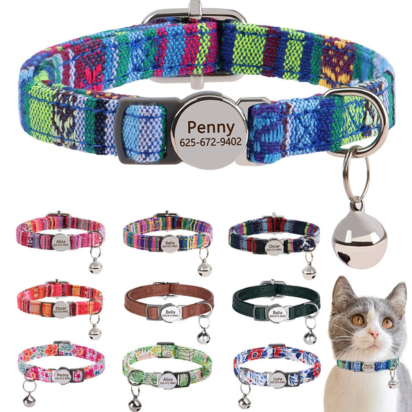 CatBuddy Custom Engraved Pet Collar