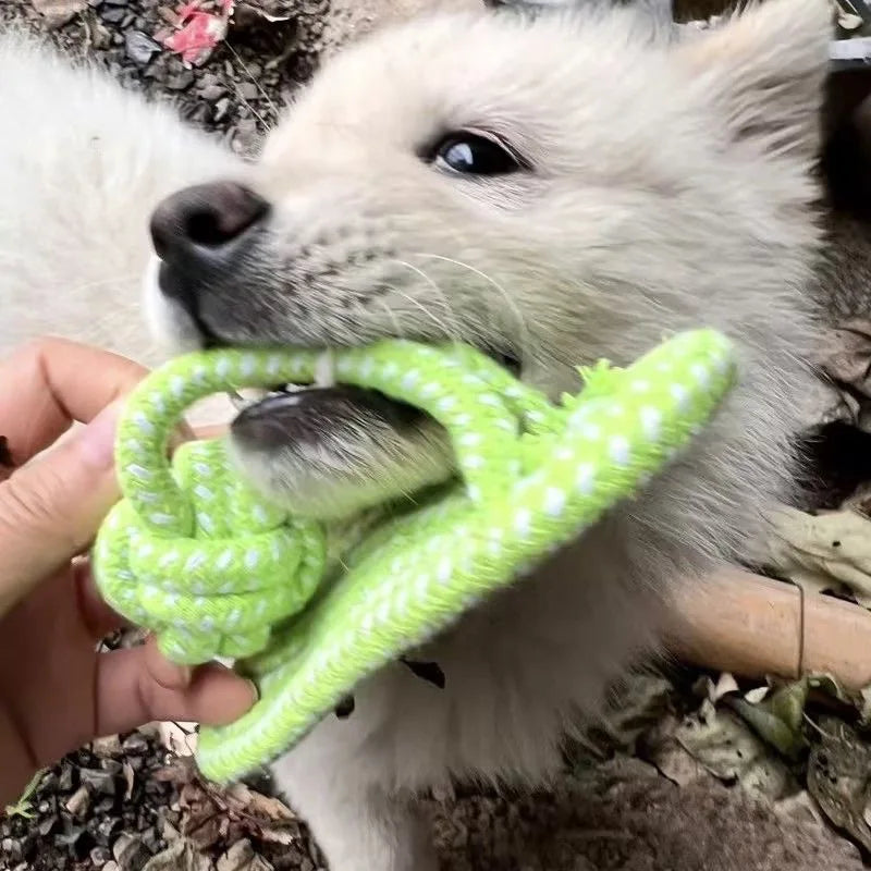 Rugged Chew Rope Slipper Dog Toy