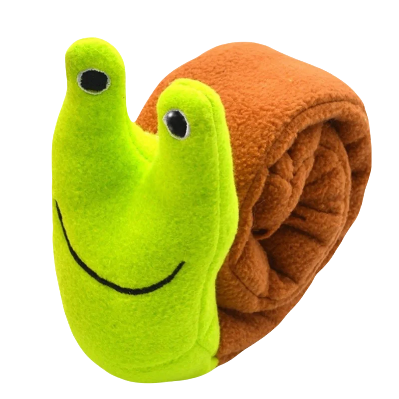 Foldable Snail Puzzle Dog Toy