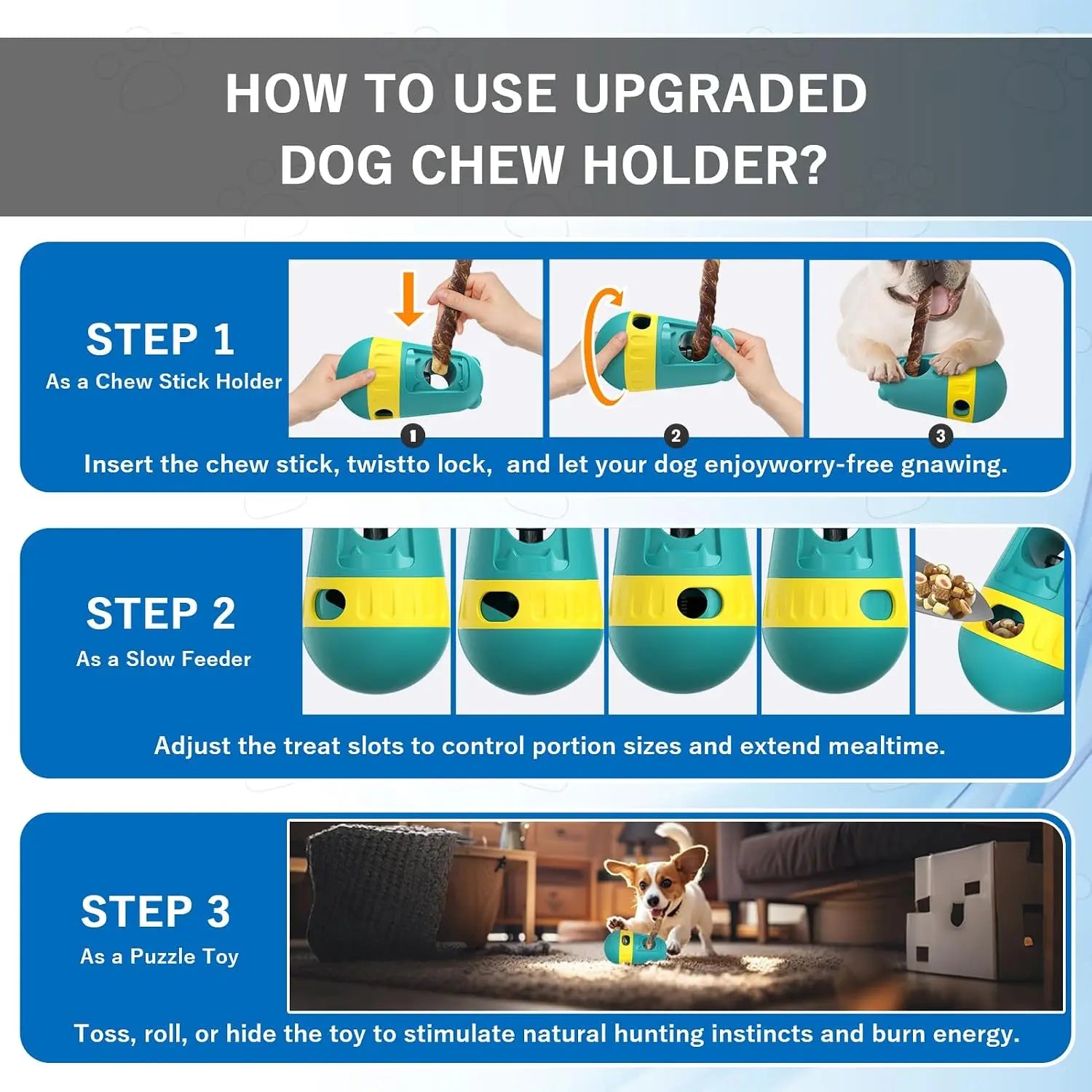 Bully Stick Safety Chew Holder