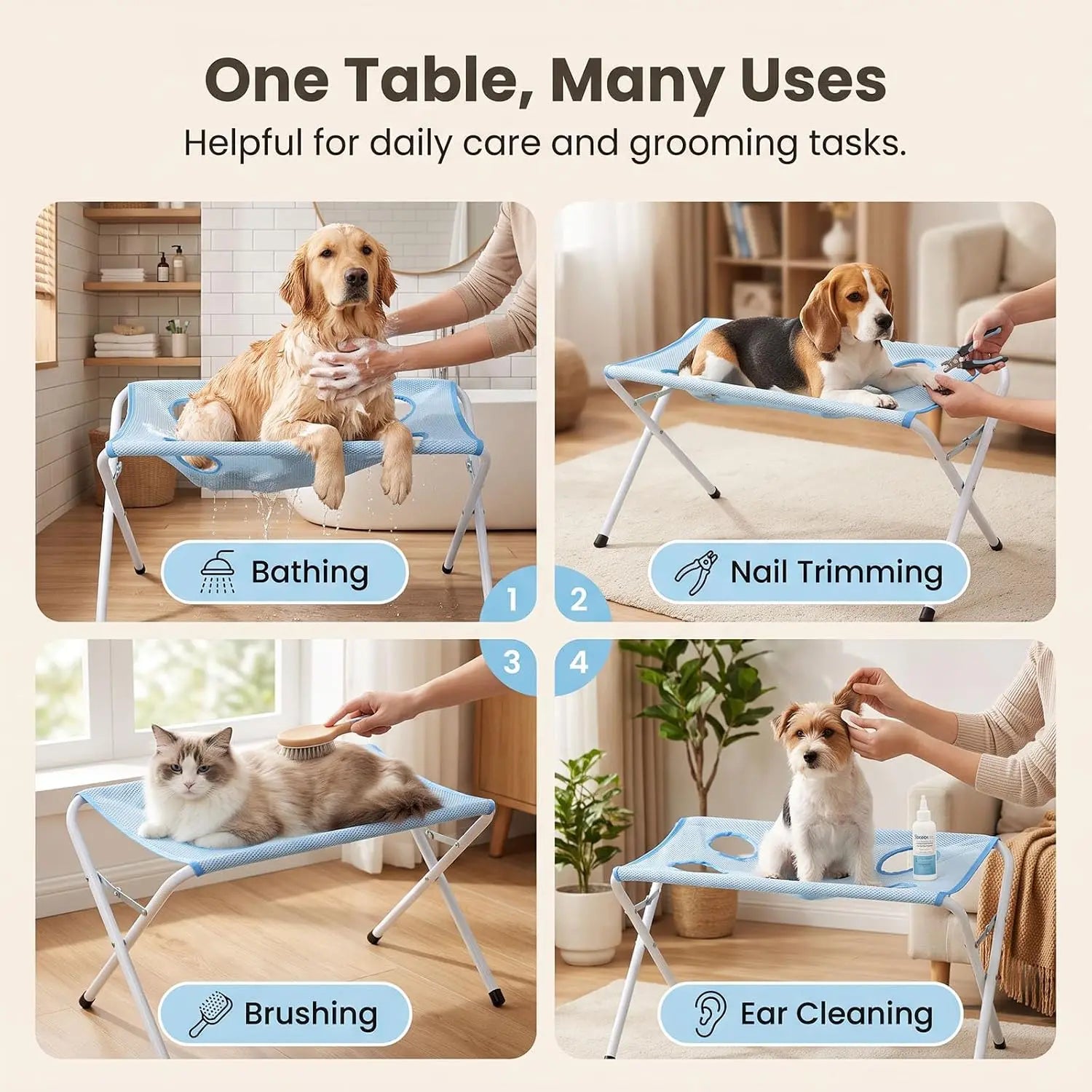 Pet Grooming Hammock Stand