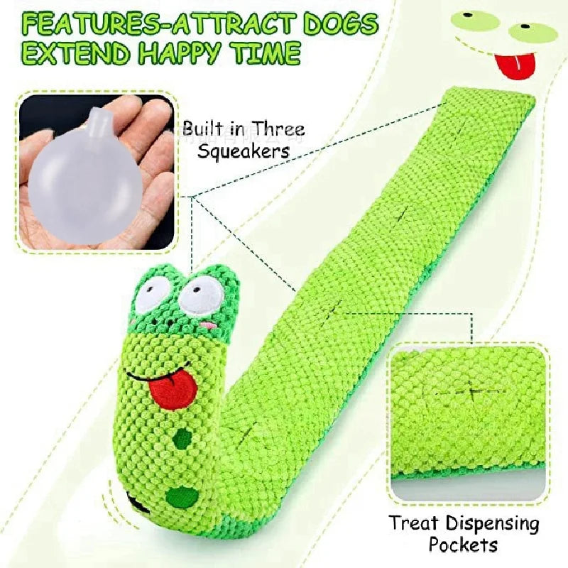 Foldable Snail Puzzle Dog Toy
