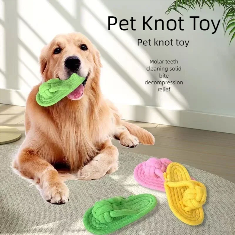 Rugged Chew Rope Slipper Dog Toy